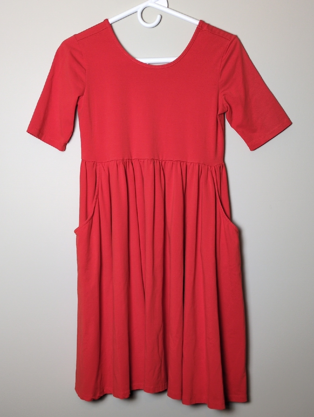 Hanna Anderson Skater Dress with Pockets Size 14/16